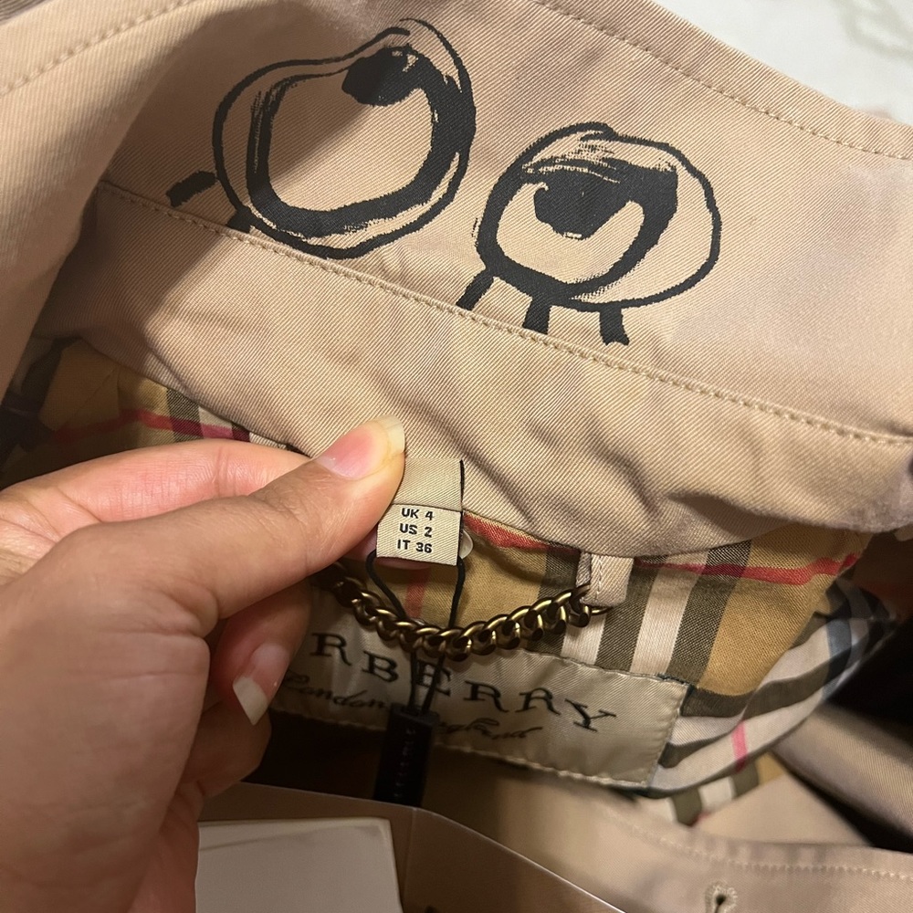 Burberry kris wu graffiti coat doodle art usa 2 fit small/medium - Picture 9 of 13